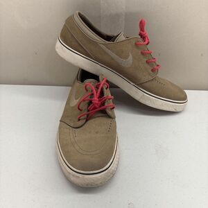 NIKE STEFAN JANOSKI, KHAKI HYPER RED, SUEDE, 333824-206, Size 13 M, YEAR 2012!